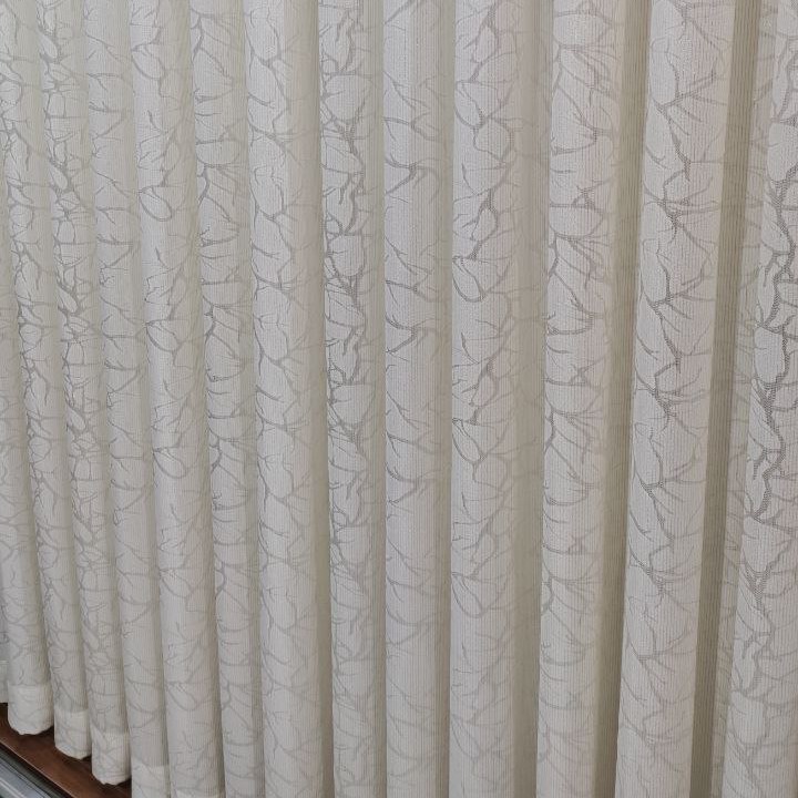 پارچه پرده محو سیمی پتینه عرض 3متر